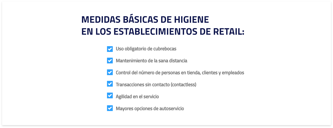 Medidas básicas de higiene en retail